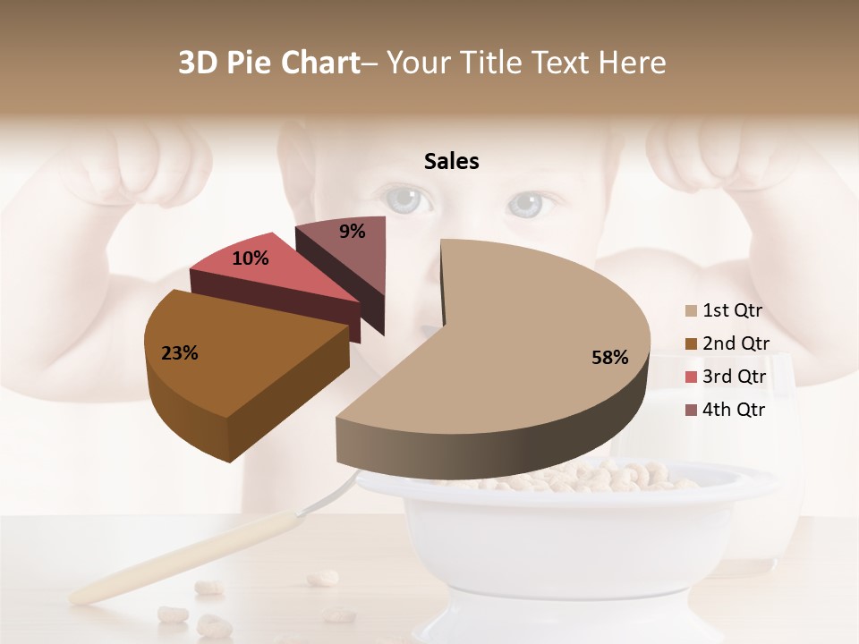 Arms Nutrition Glass PowerPoint Template