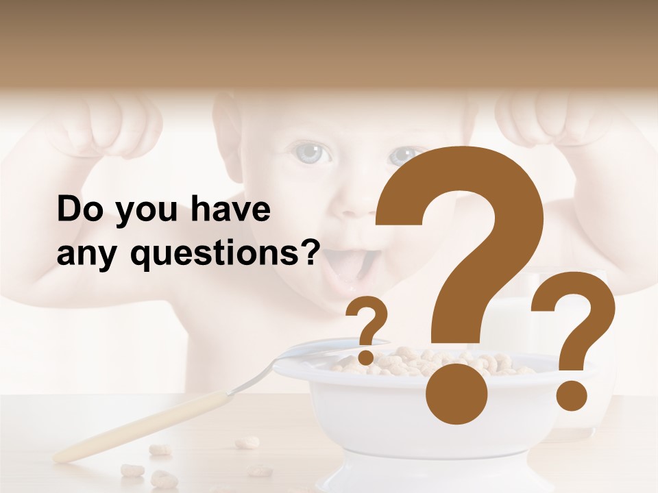 Arms Nutrition Glass PowerPoint Template