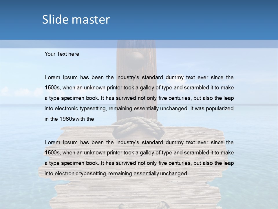 Wood Day Summer PowerPoint Template