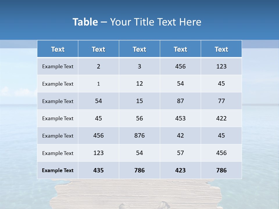 Wood Day Summer PowerPoint Template