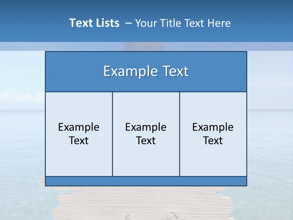 Wood Day Summer PowerPoint Template