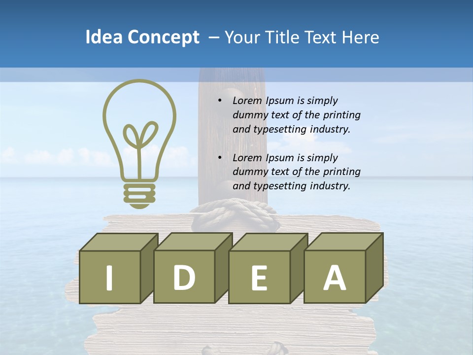 Wood Day Summer PowerPoint Template