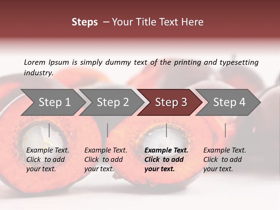 Cook Tropical Fruit PowerPoint Template
