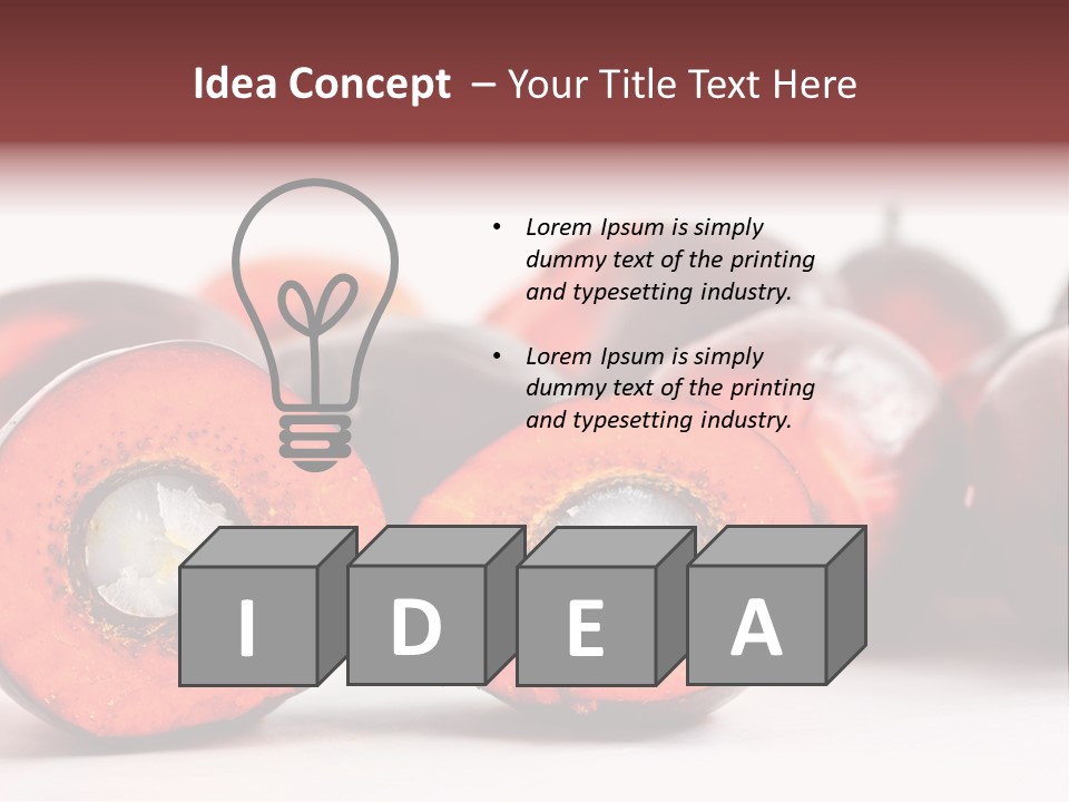 Cook Tropical Fruit PowerPoint Template
