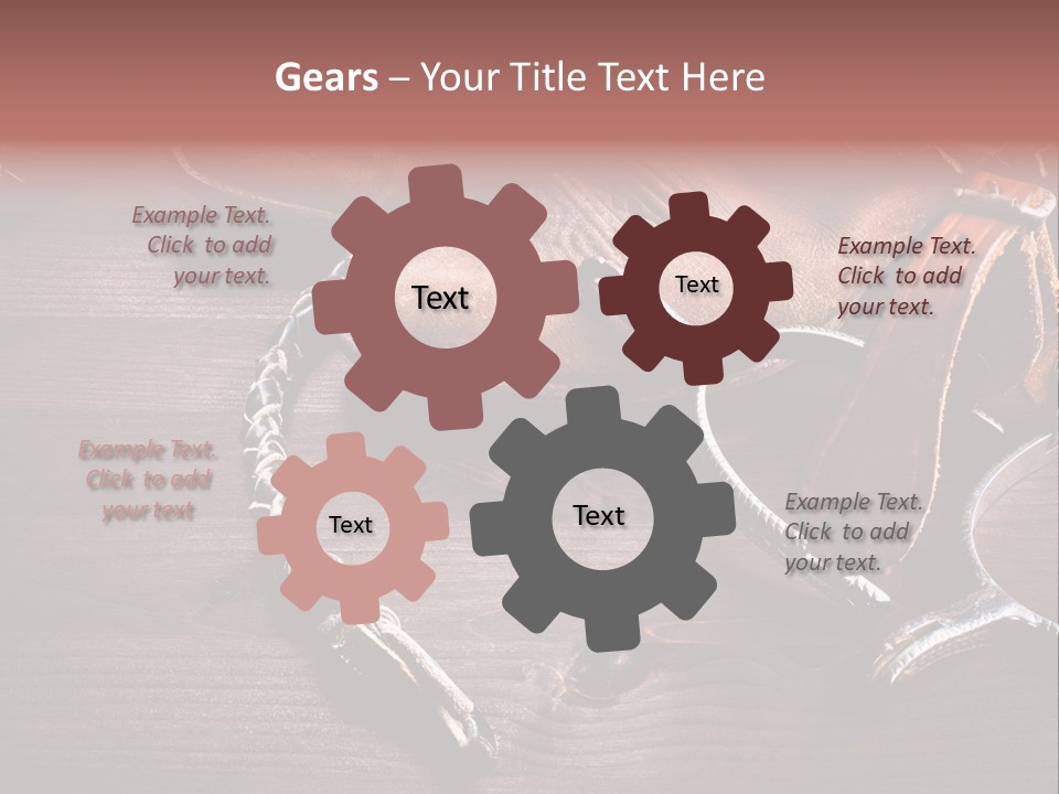 Ride Wild Cowboy PowerPoint Template