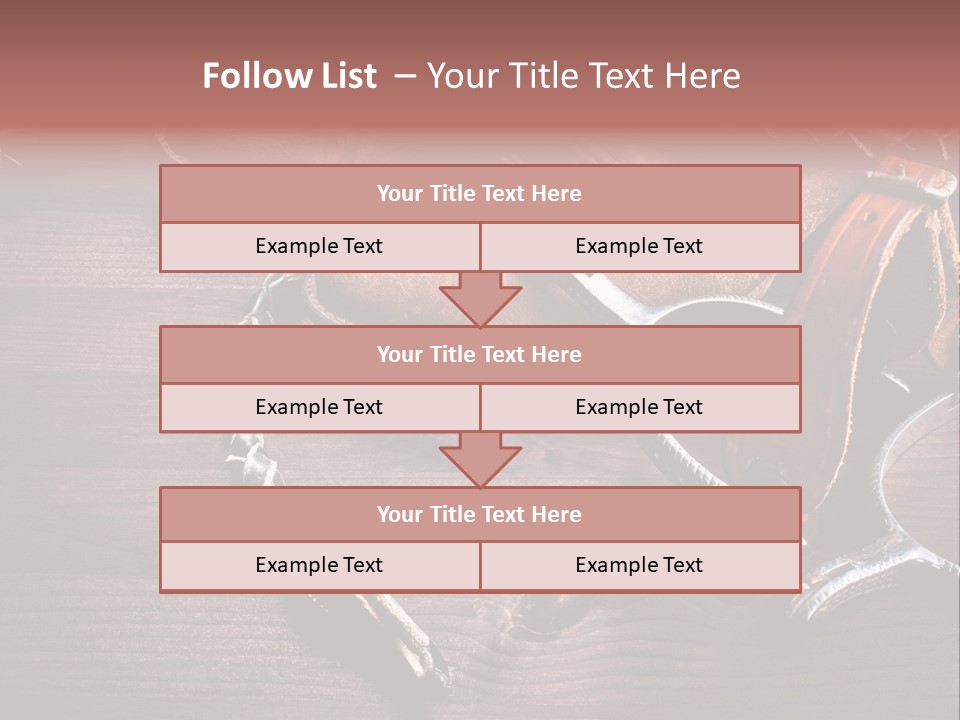 Ride Wild Cowboy PowerPoint Template