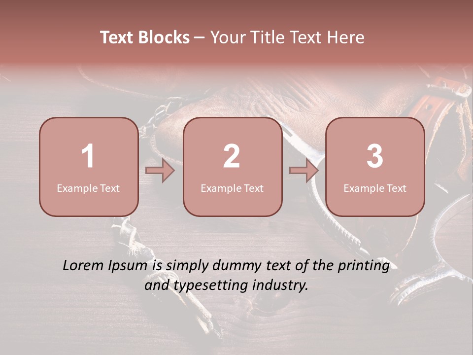 Ride Wild Cowboy PowerPoint Template