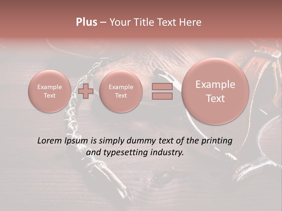 Ride Wild Cowboy PowerPoint Template