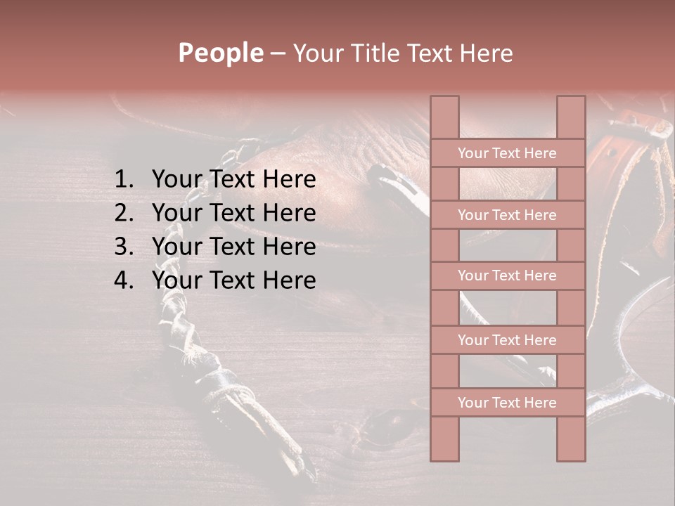 Ride Wild Cowboy PowerPoint Template