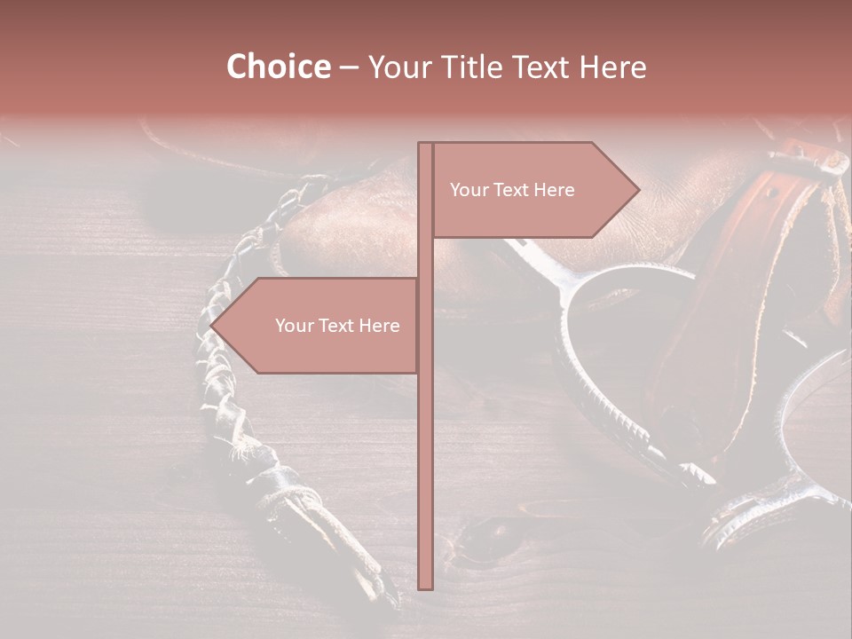 Ride Wild Cowboy PowerPoint Template