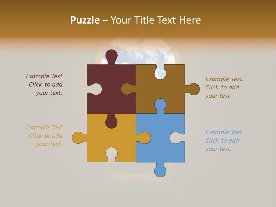 Real Chance Sunny PowerPoint Template