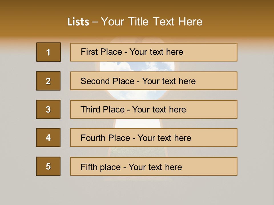 Real Chance Sunny PowerPoint Template