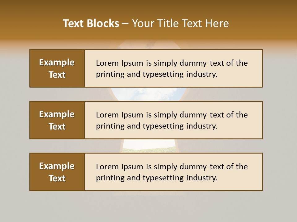 Real Chance Sunny PowerPoint Template