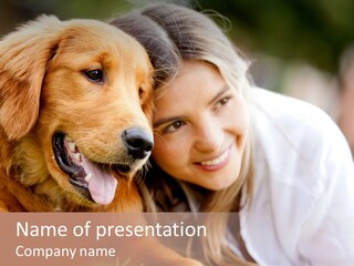 Animal Female Attractive PowerPoint Template