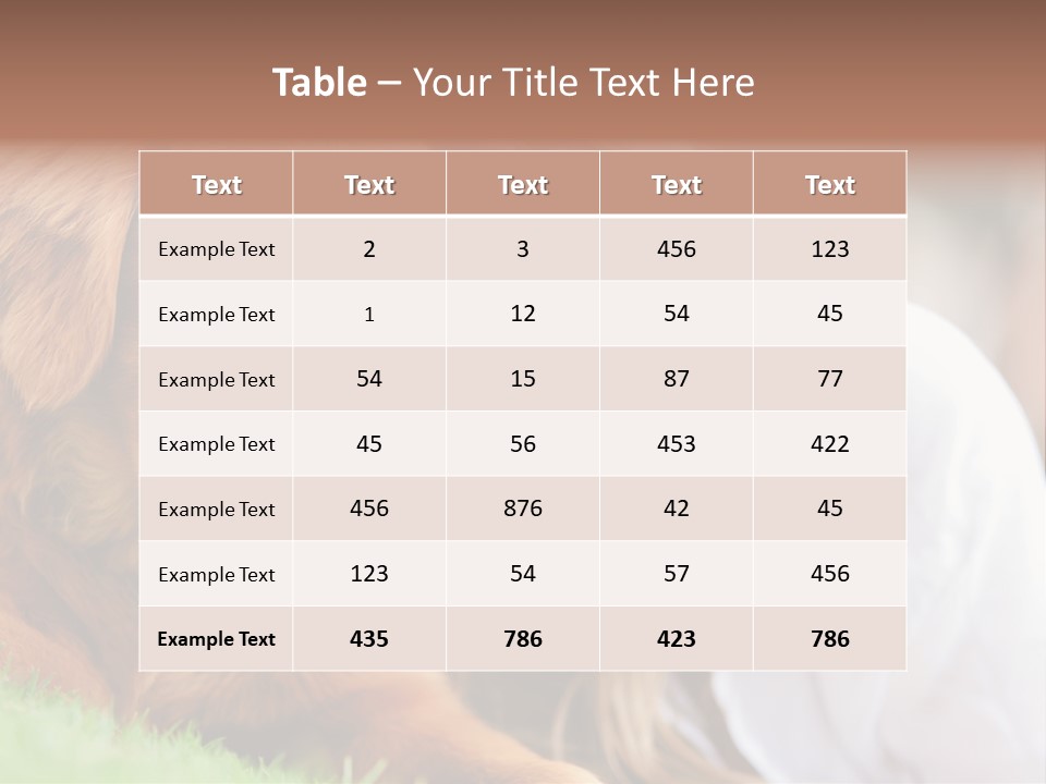 Animal Female Attractive PowerPoint Template