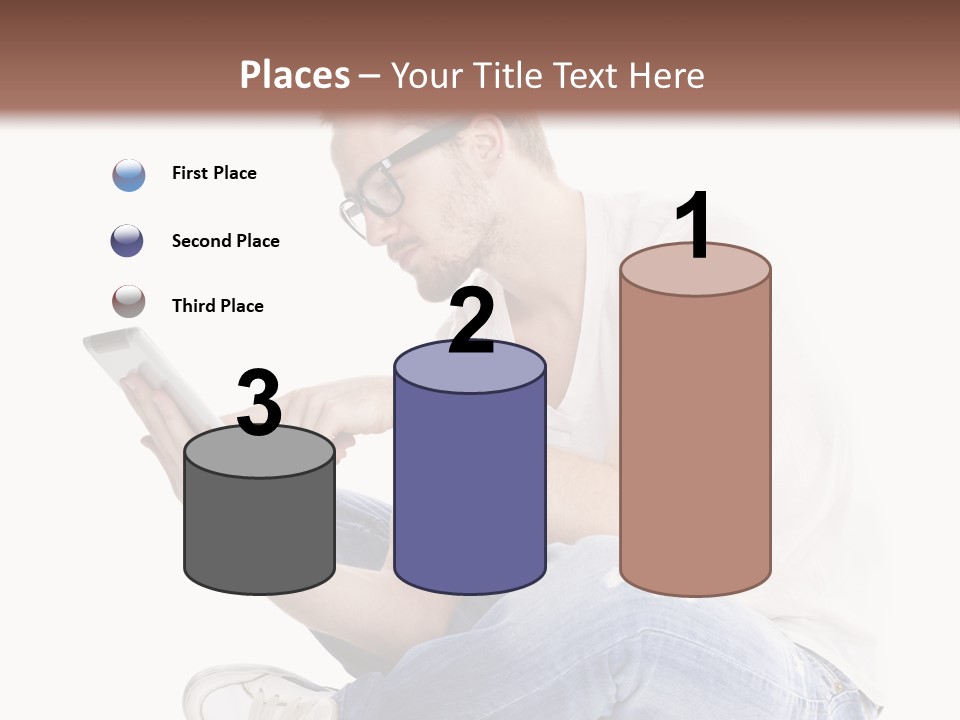 Young Digital Laptop PowerPoint Template