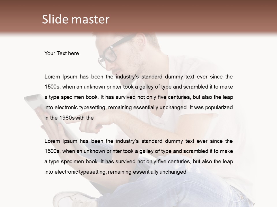 Young Digital Laptop PowerPoint Template