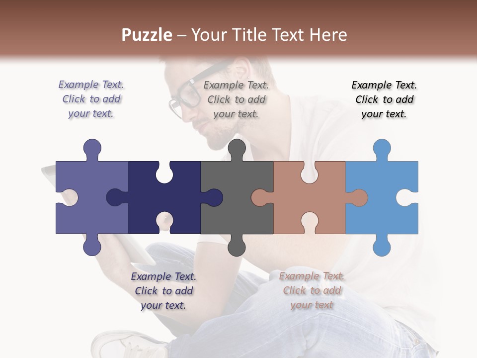 Young Digital Laptop PowerPoint Template