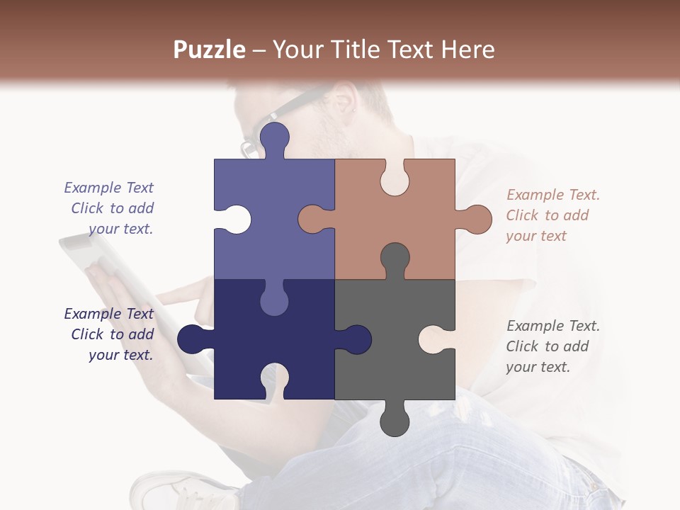 Young Digital Laptop PowerPoint Template