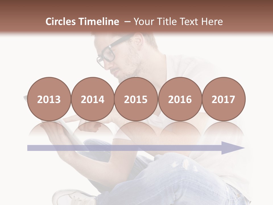 Young Digital Laptop PowerPoint Template