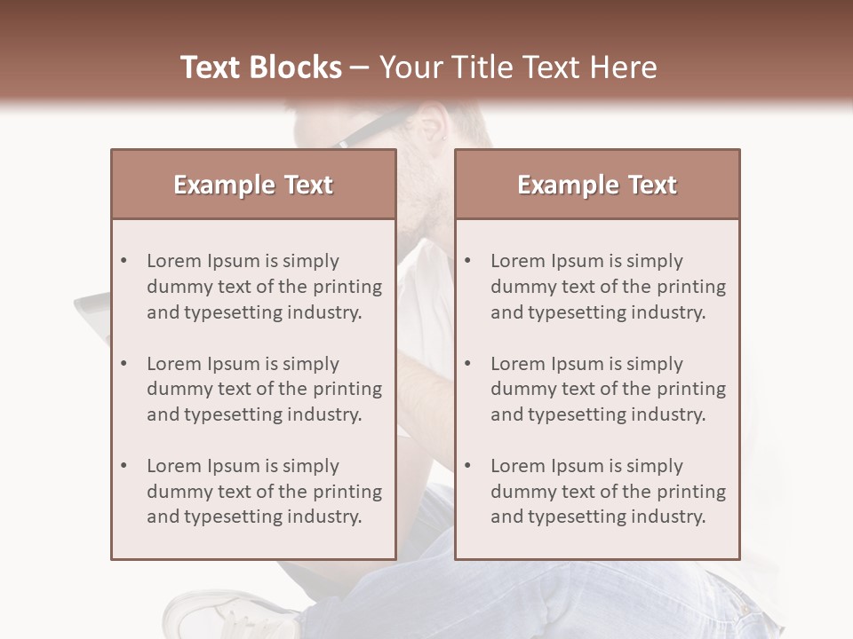 Young Digital Laptop PowerPoint Template