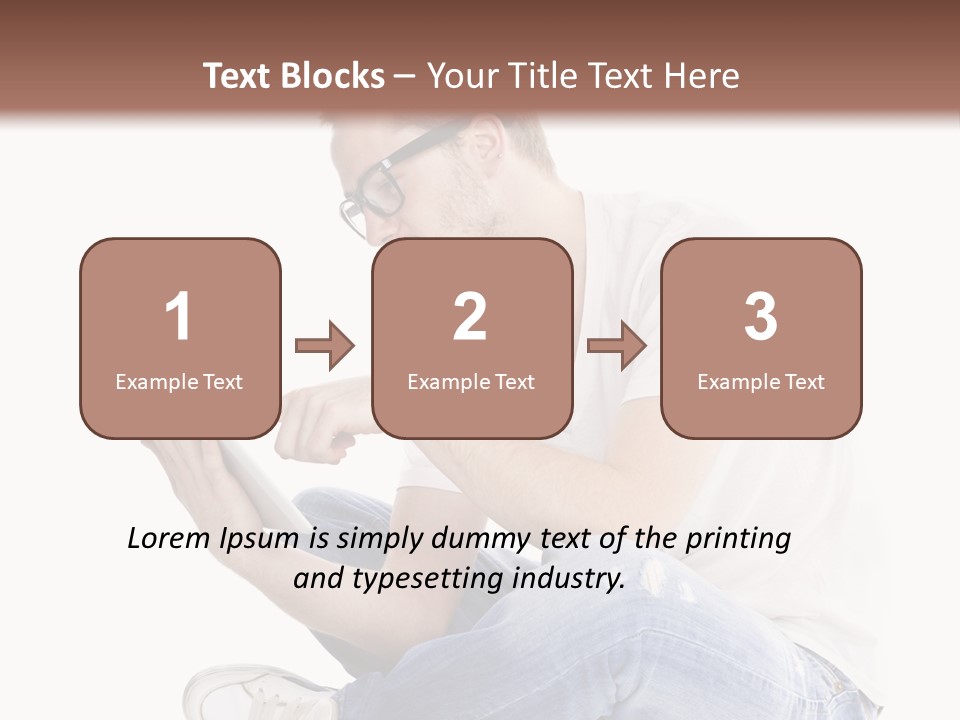 Young Digital Laptop PowerPoint Template