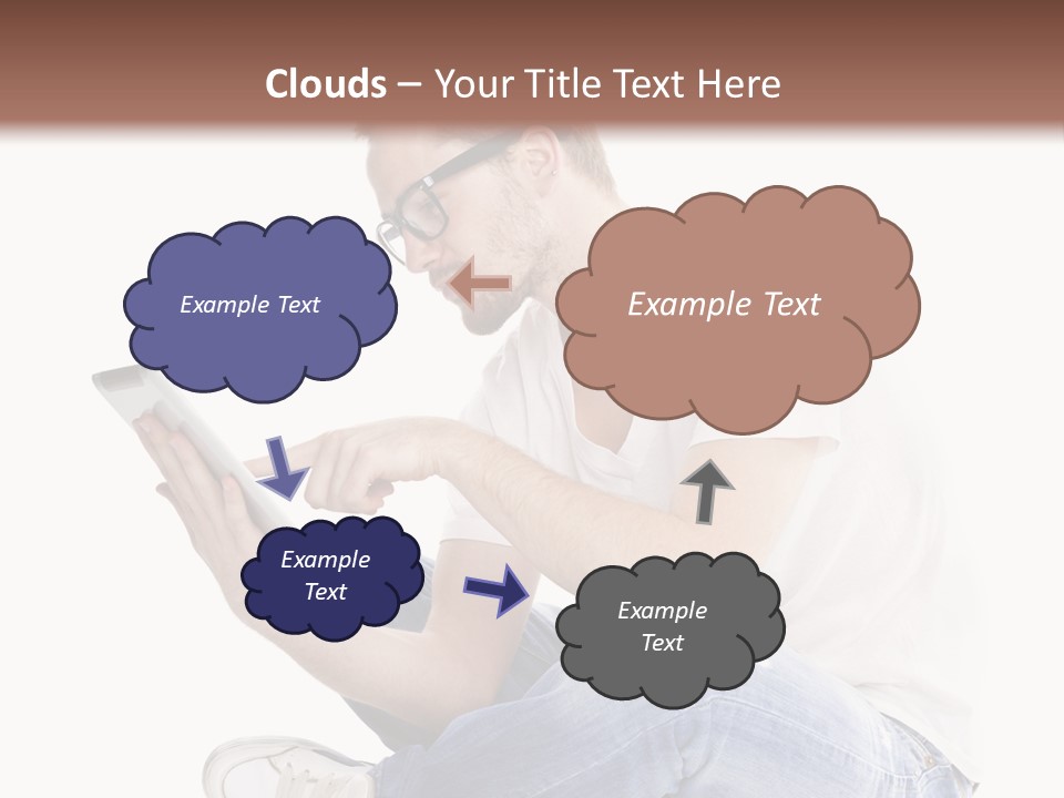 Young Digital Laptop PowerPoint Template