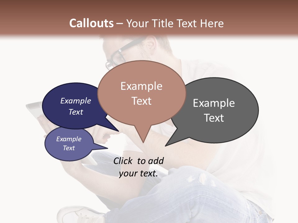 Young Digital Laptop PowerPoint Template