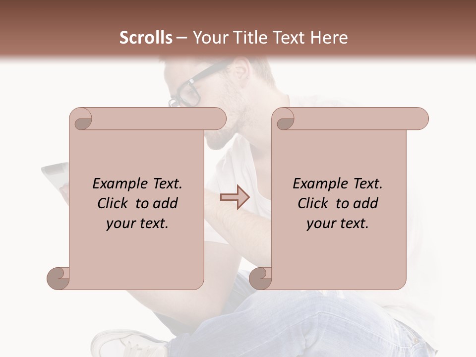 Young Digital Laptop PowerPoint Template