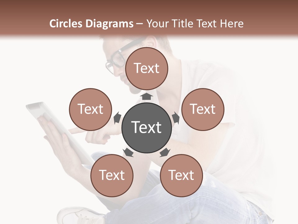 Young Digital Laptop PowerPoint Template