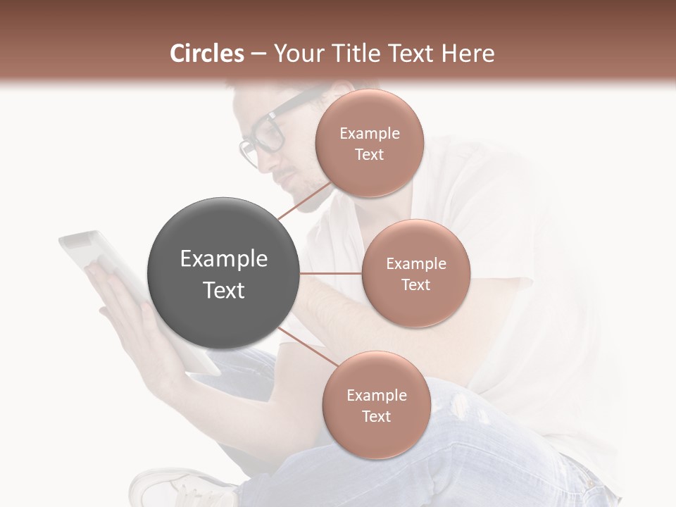 Young Digital Laptop PowerPoint Template