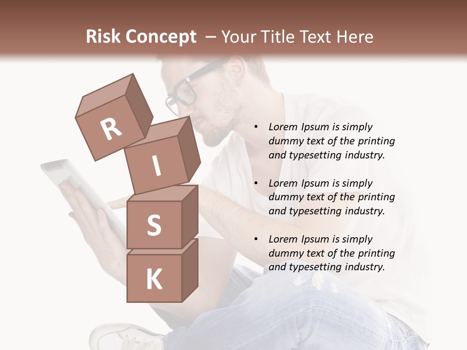 Young Digital Laptop PowerPoint Template