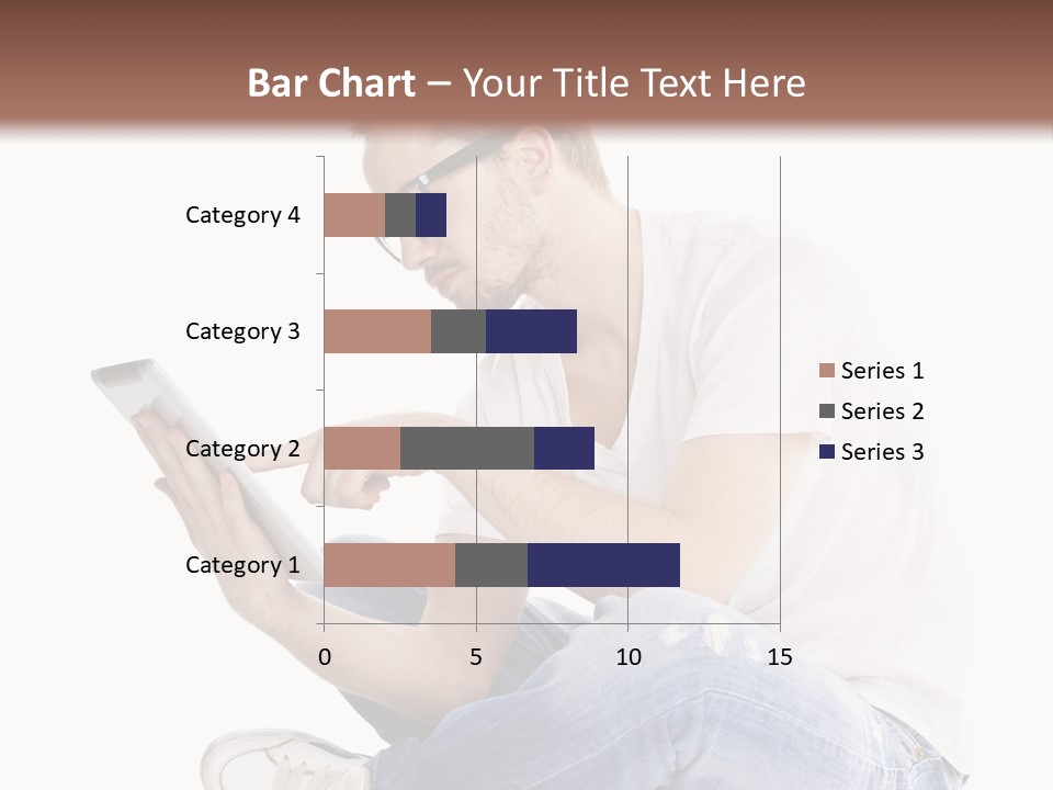 Young Digital Laptop PowerPoint Template