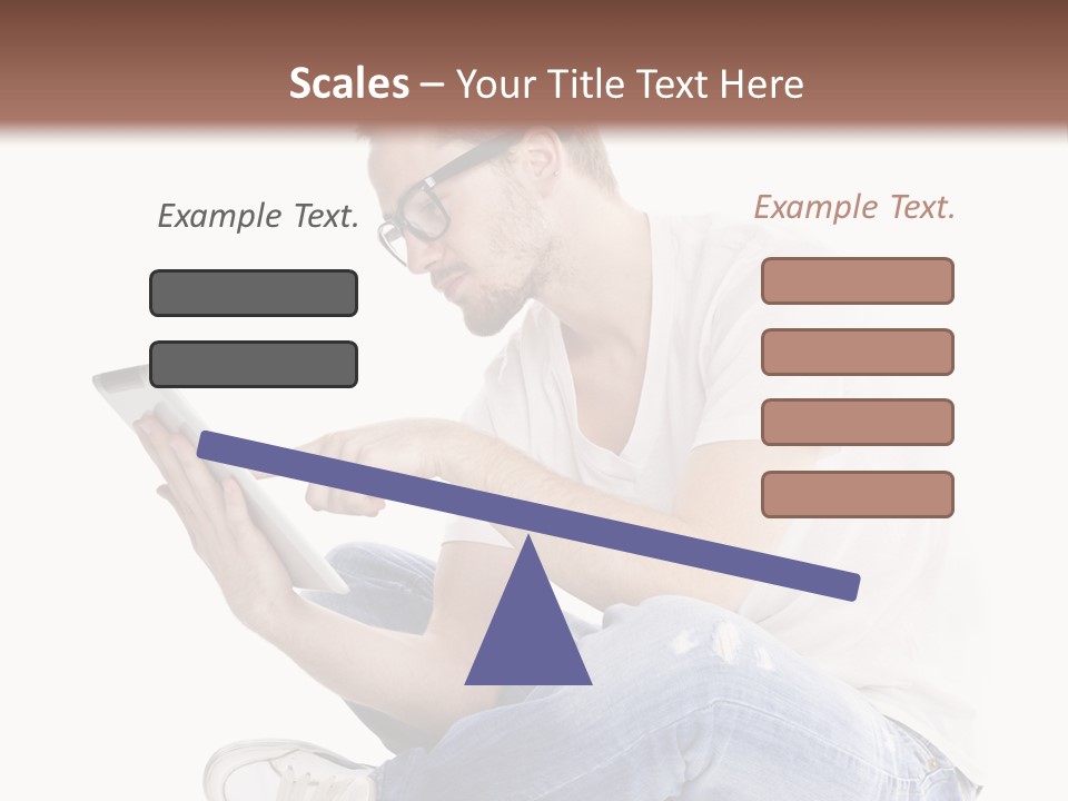 Young Digital Laptop PowerPoint Template