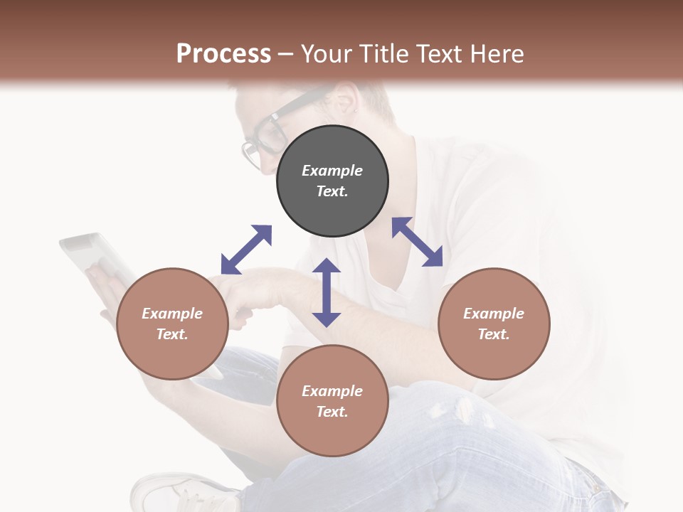 Young Digital Laptop PowerPoint Template