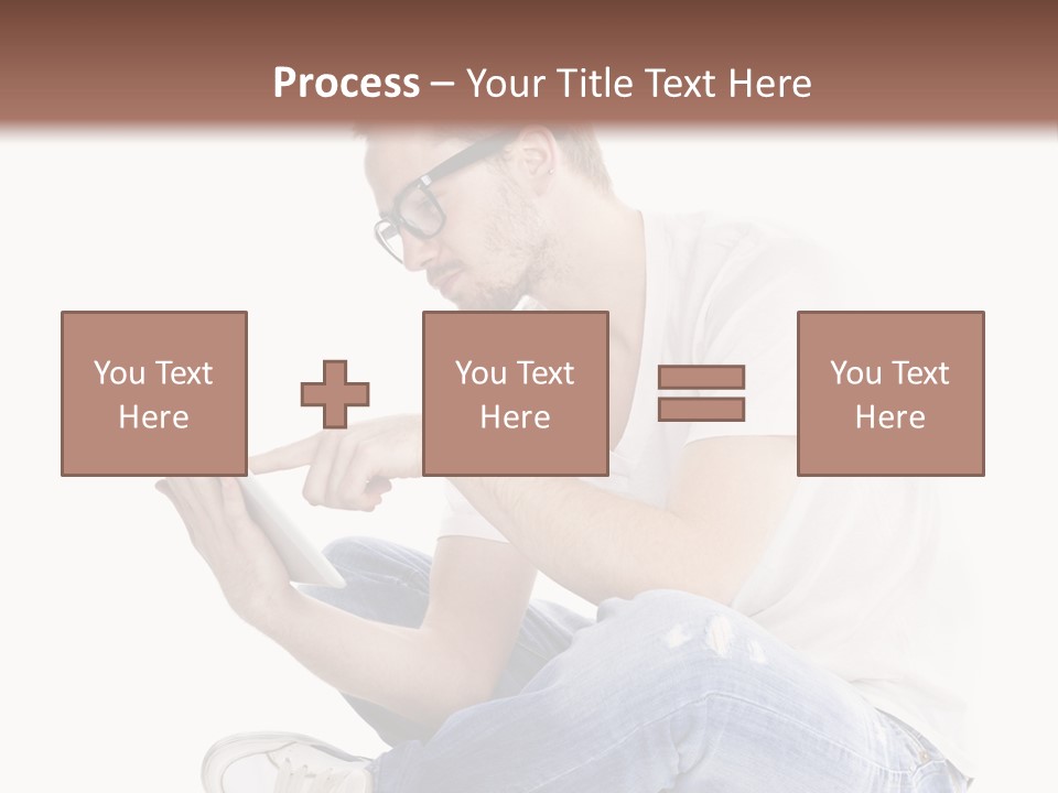 Young Digital Laptop PowerPoint Template
