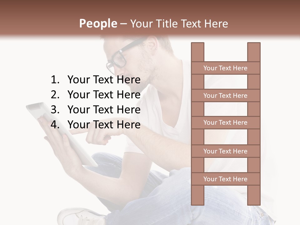 Young Digital Laptop PowerPoint Template