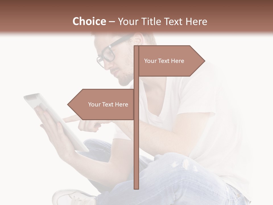 Young Digital Laptop PowerPoint Template