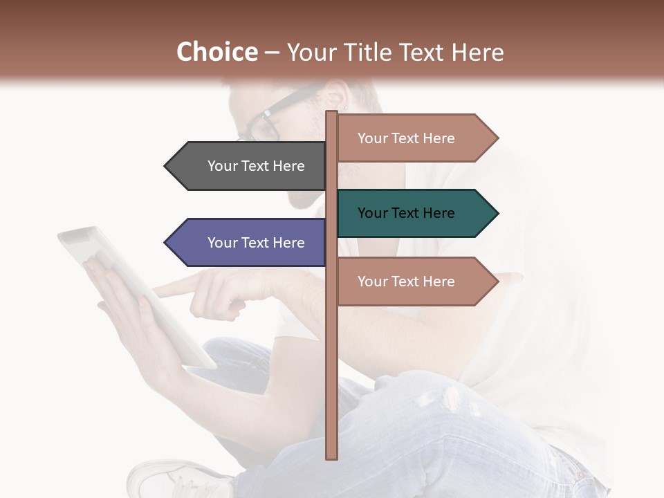 Young Digital Laptop PowerPoint Template