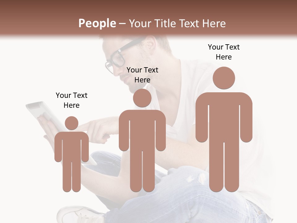 Young Digital Laptop PowerPoint Template