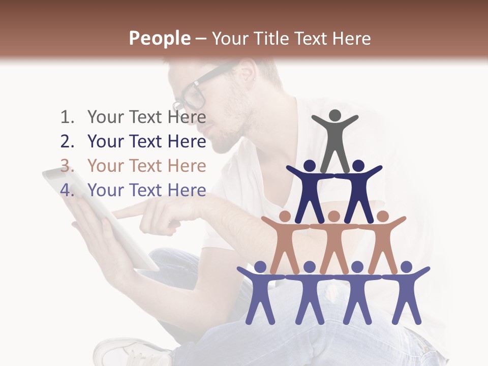 Young Digital Laptop PowerPoint Template