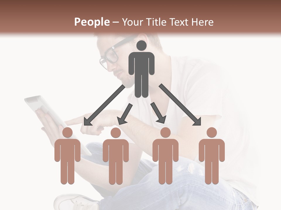 Young Digital Laptop PowerPoint Template