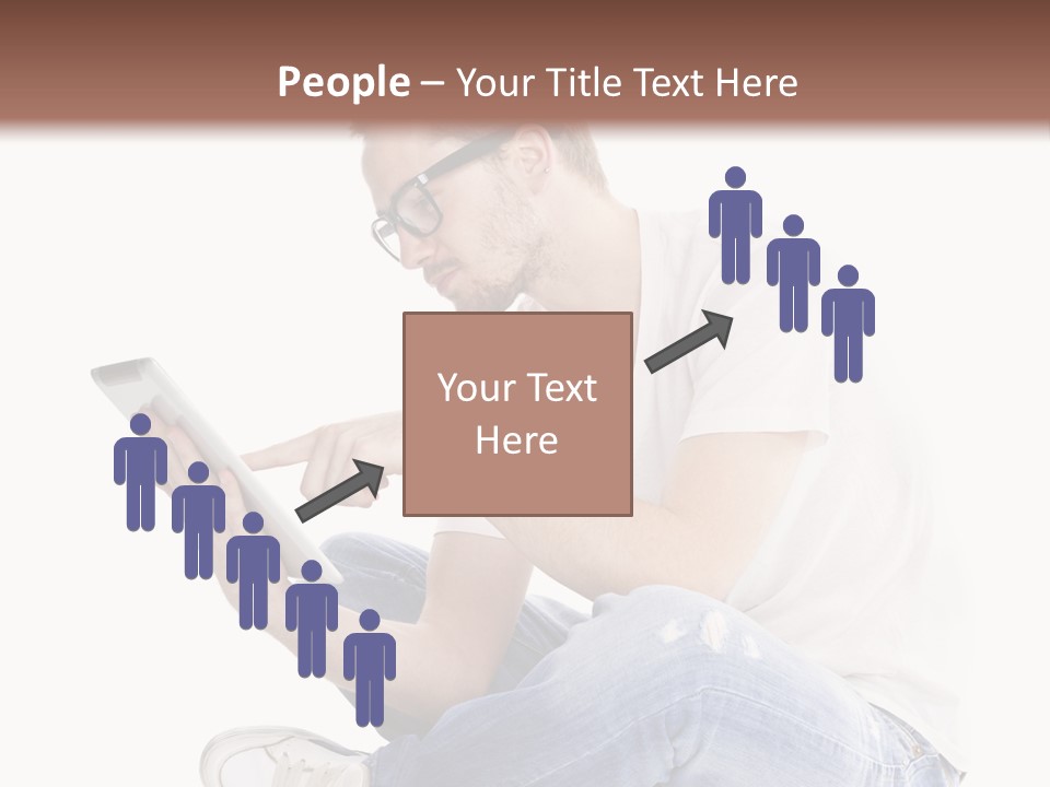 Young Digital Laptop PowerPoint Template