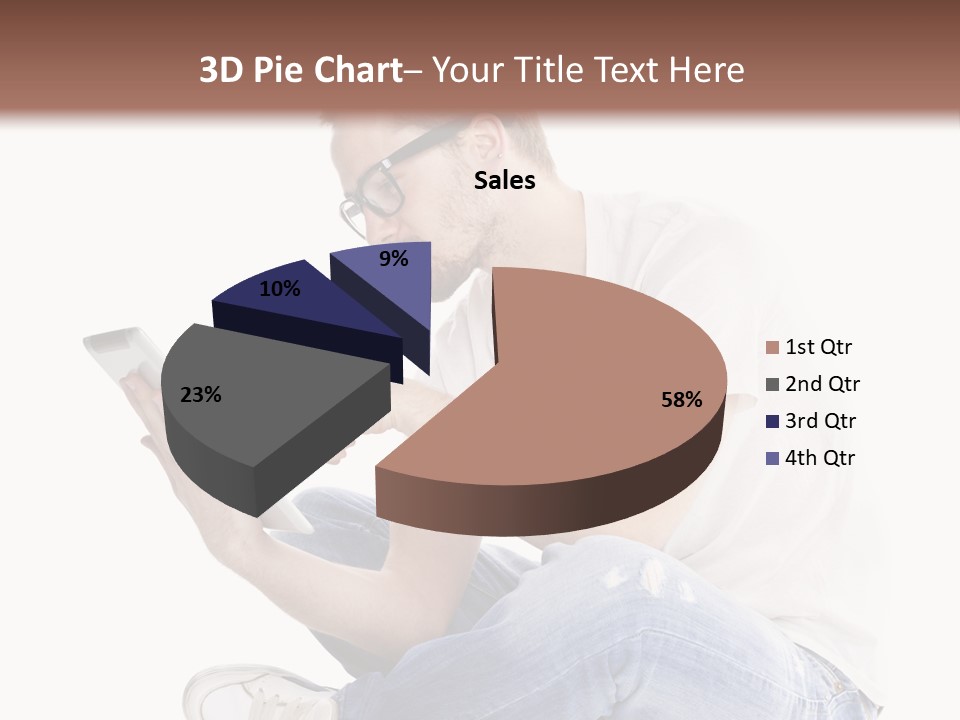 Young Digital Laptop PowerPoint Template