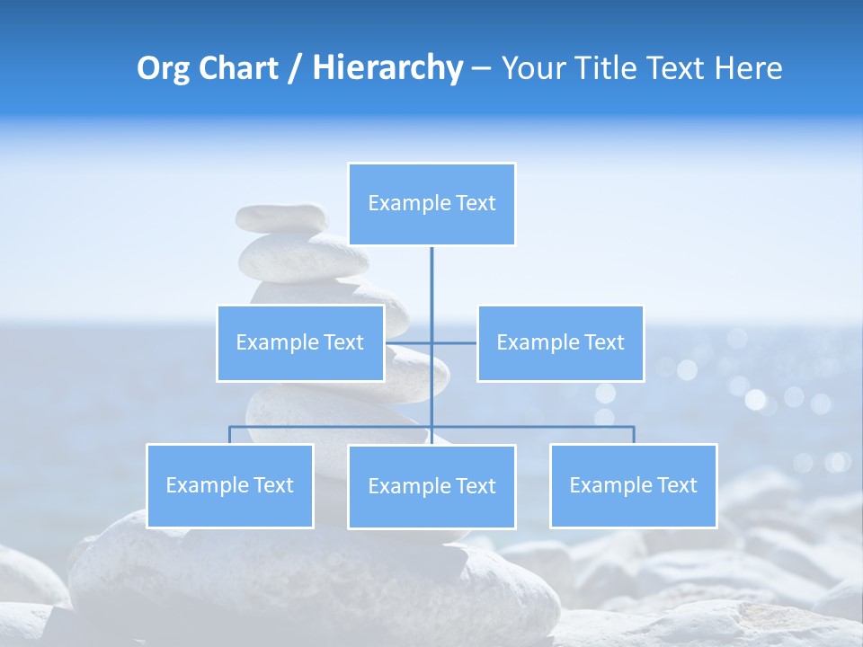 Blue Nature Beach PowerPoint Template