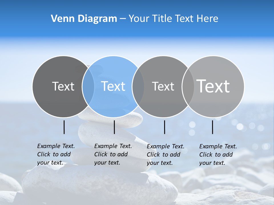 Blue Nature Beach PowerPoint Template