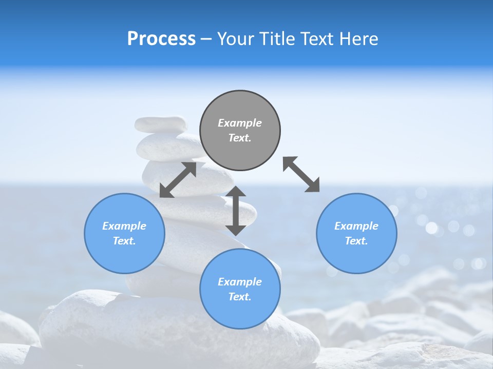 Blue Nature Beach PowerPoint Template