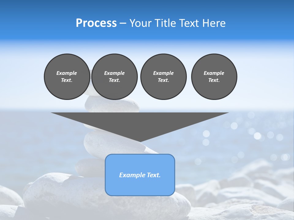 Blue Nature Beach PowerPoint Template