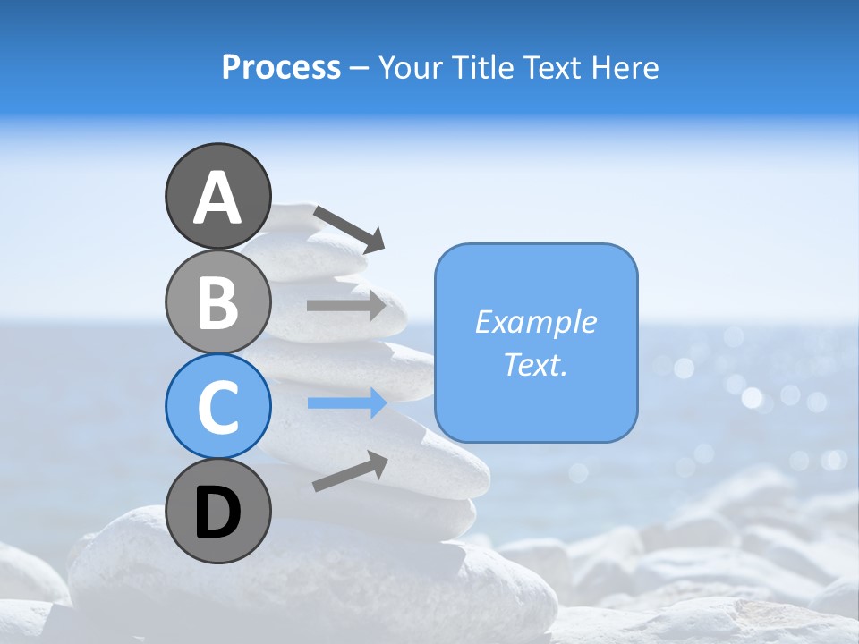 Blue Nature Beach PowerPoint Template