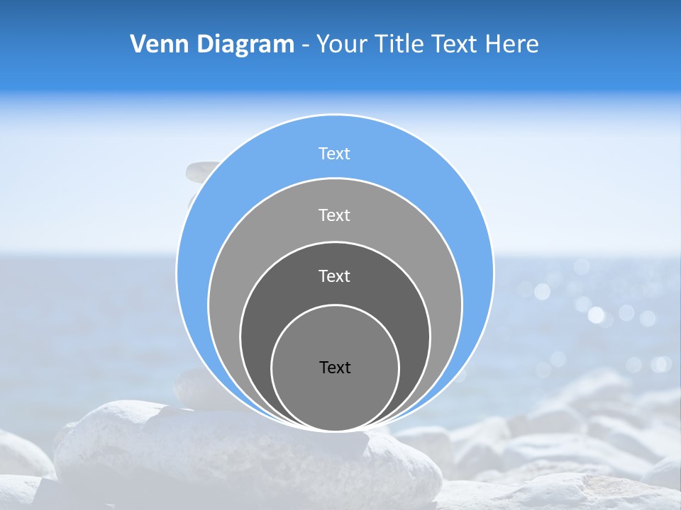 Blue Nature Beach PowerPoint Template